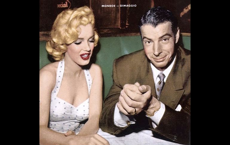 Marilyn Monroe and Joe DiMaggio para la portada de enero 1954 issue of Now magazine
