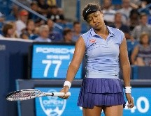 VARAPALO. Naomi Osaka deberá recuperarse pronto, sobre todo anímicamente, pues el US Open comienza el 30 de agosto. AP/D. CUMMINGS