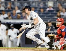 Luke Voit abrió el camino para que los Bombarderos del Bronx ganaran. AFP/J. McIsaac