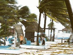 El meteoro se desplazó al Golfo de México; se espera que arribe a Veracruz. XINHUA