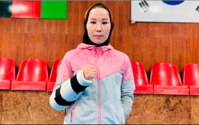 Zakia Khudadadi. La paratleta afgana pide ayuda para salir de su país y poder competir en Tokio. ESPECIAL