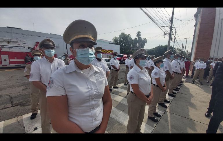 Resaltan que Guadalajara es una de las ciudades a nivel nacional con una de las mejores corporaciones de bomberos con un salario digno. ESPECIAL