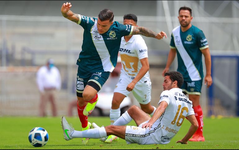Imagen del partido entre Pumas y Puebla en el Estadio Olímpico Universitario. IMAGO7 / E. Sánchez