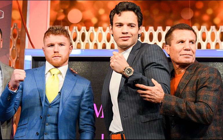 La rivalidad entre los Chávez y el ''Canelo'' viene de cuando Álvarez venció a Julio Junior en el 2017, en una pelea que se fue a decisión. IMAGO7