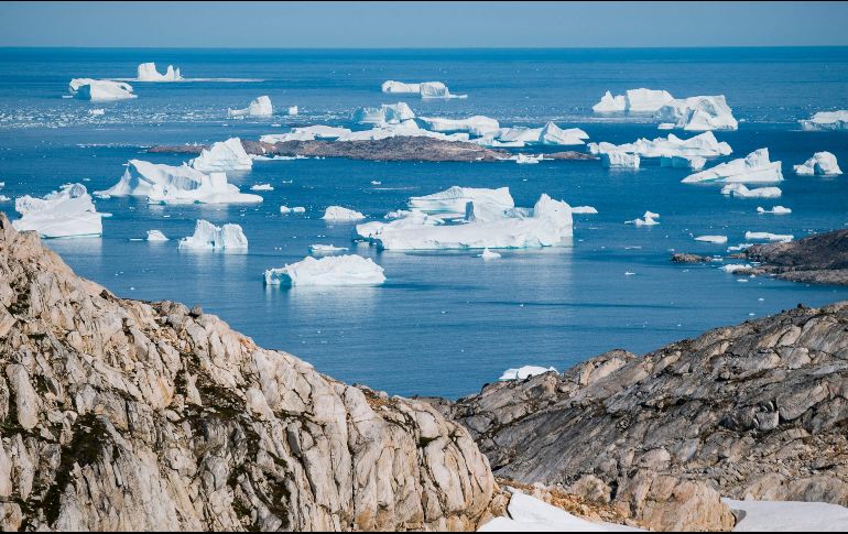 El episodio de lluvias se produce cuando se registraron temperaturas inusuales de más de 20 grados en el norte de Groenlandia durante el verano. AFP/ARCHIVO