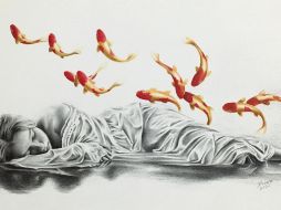 Obra de dulce luna. Una de las artistas cuyo trabajo formará parte de la subasta. Cortesía