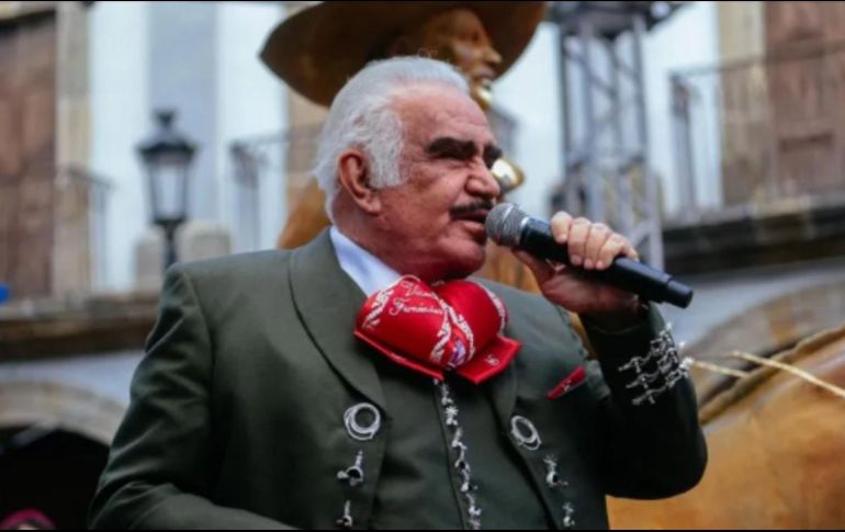 De acuerdo con un médico, Vicente Fernández seguirá hablando, pero podría no cantar. EL INFORMADOR / ARCHIVO