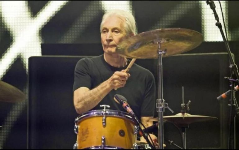 Charlie Watts era baterista de la banda británica Rolling Stones. ESPECIAL