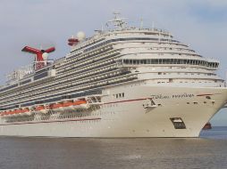 El crucero de Carnival Panorama llegó esta mañana a Puerto Vallarta. ESPECIAL/Gobierno de Jalisco