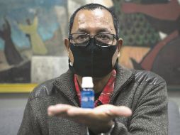 Víctor Reyes Rosas dice que eligió la homeopatía por la saturación que había en los hospitales. EL INFORMADOR/G. GALLO