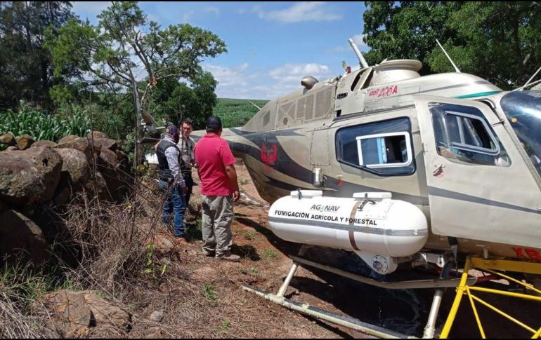 Hasta el momento las autoridades no han especificado la falla que pudo haber ocasionado que el piloto decidiera aterrizar de emergencia. CORTESÍA/Protección Civil Jalisco