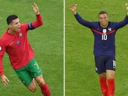 Cristiano Ronaldo estaría a horas de ser nuevo futbolista del Manchester City y Kylian Mbappé del Real Madrid. AFP/M. HANGST