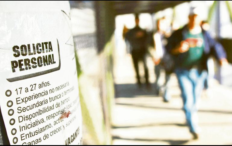 La tasa correspondiente a la población ocupada fue de 13.2%, porcentaje superior al 12.4% registrado en junio de 2021. EL INFORMADOR/Archivo