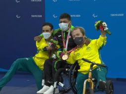 Jesús Hernández Hernández marcó un tiempo de 2:56.99 para colocarse 5.26 delante del segundo lugar, el australiano Ahmed Kelly y 8.58 delante de su compatriota Grant Patterson. TWITTER / @CONADE