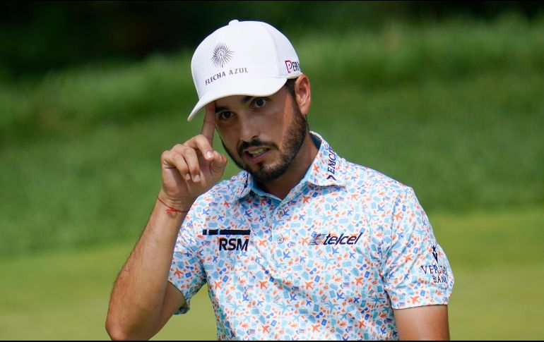 “El Turco” llegó a un total de -17 impactos para el campeonato lo cual lo coloca empatado en el cuarto lugar a cuatro golpes de los líderes. AP/J. CORTEZ