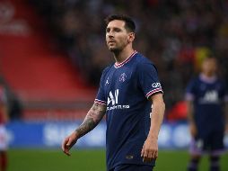 INÉDITO. Hasta ahora, Messi no había vestido otra camiseta de un club que no fuera la del Barcelona. AFP/F. FIFE
