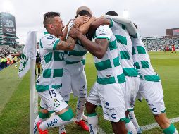 INVICTOS. Santos Laguna se mantiene invicto en el torneo con 2 empates y 5 victorias. IMAGO7