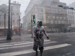 Los meteorólogos subrayan que persisten alertas de marejada ciclónica en Grand Isle (Luisiana) hasta la frontera de Alabama y Flor''Ida''. AFP / B. Bell