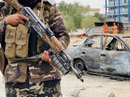 Disparos de armas ligeras y de ametralladora pesada se comenzaron a escuchar 45 minutos después del primer anuncio estadounidense. EFE