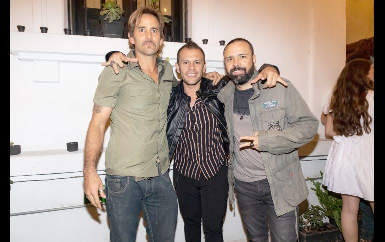 Gazela Gonzalez, Mauricio Diaz y Ricardo Morales.