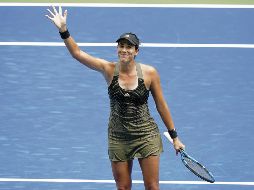 Demoledora. La tenista hispano-venezolana venció en la primera ronda a Donna Vekic. AP