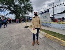 Fabiola de la Cruz, ve en la vacunación, la oportunidad de aportar su granito de arena para volver pronto a clases presenciales. EL INFORMADOR/R. BOBADILLA
