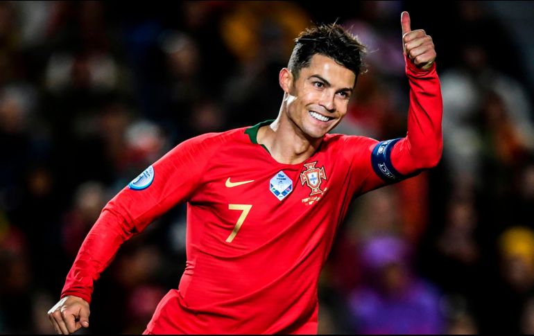 GOLEADOR. Cristiano Ronaldo llegó a 111 goles con Portugal y se convirtió en el máximo goleador de selecciones en la historia. AFP/ARCHIVO
