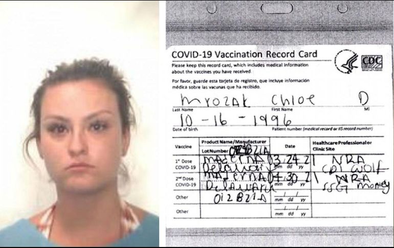 La joven presentó el documento falso en un intento por evitar el requerimiento de 10 días de cuarentena para los visitantes a Hawai. TWITTER/@TheTomGeorge