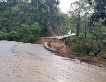 Se estima que la reconstrucción del camino estará lista en al menos 21 días. ESPECIAL/Protección Civil Jalisco