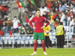 Hombre gol. A sus 36 años, el atacante portugués conserva un tórrido romance con las redes. AFP