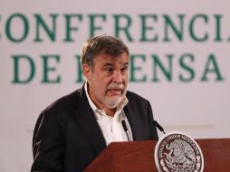 AMLO confirmó en su “mañanera” de hoy que Scherer dejaría el cargo para dedicarse a la abogacía. EFE / M. Guzmán