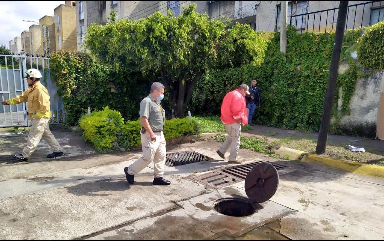 Este jueves se atendió un nuevo reporte de olor a combustible en la colonia Rinconada de la Calma, en Zapopan. ESPECIAL/Protección Civil y Bomberos Zapopan