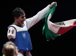 La séptima medalla de oro para México fue cortesía de Juan Diego García en parataekwondo K44 categoría -75 kg. TWITTER / @CONADE