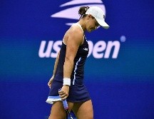 SORPESIVO. Ashleigh Barty partía como la favorita al título tras coronarse en Wimbledon y afianzarse comoa la número 1 del tenis femenino. AFP/E. JONES