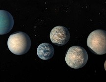 Ilustración de los siete planetas de  Trappist-1. ESPECIAL/NASA/JPL-Caltech/R. Hurt, T. Pyle (IPAC)