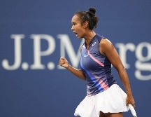 EMBALADA. La zurda canadiense protagonizó otro espectacular despliegue de su audaz tenis. AFP/ELSA