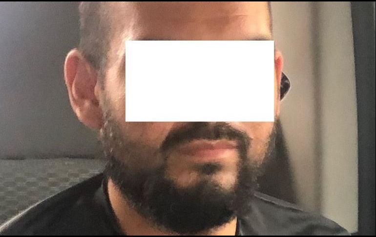 El detenido se identificó como Sergio “N”. ESPECIAL/Policía de Guadalajara