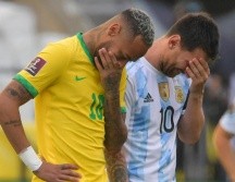 El domingo, el superclásico Brasil vs Argentina fue suspendido a los cinco munuros de haber iniciado por una supuesta violación del protocolo anti COVID por parte de cuatro jugadores argentinos. AFP / N. Almeida