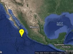 El temblor ocurrió a las 06:57 horas de hoy, a 357 kilómetros al suroeste de Puerto Vallarta. TWITTER / @SismologicoMX