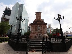 La escultura de Cristóbal Colón fue retirada y en su lugar será puesta la estatua de una mujer indígena sobre Paseo de la Reforma. EFE / S. Gutiérrez