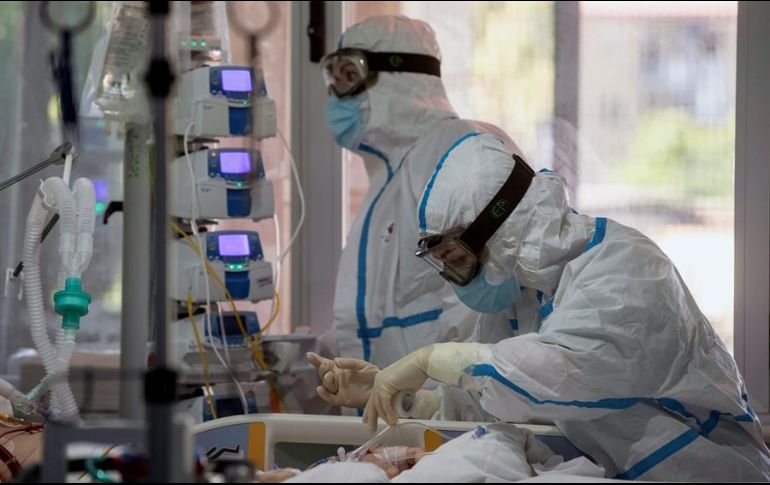 La Secretaría de Salud da cuenta de once hospitales jaliscienses con más del 73% de camas generales ocupadas. EFE/ARCHIVO
