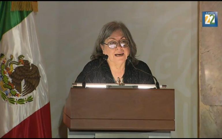 La escritora chilena Diamela Eltit mencionó en su discurso de su llegada a México tras la dictadura. TWITTER/@N22Digital