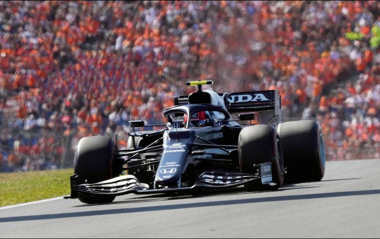 MOTIVADO. Pierre Gasly destaca con AlphaTauri, lo que le hace soñar con volver a Red Bull en el asiento de Sergio Pérez. AP