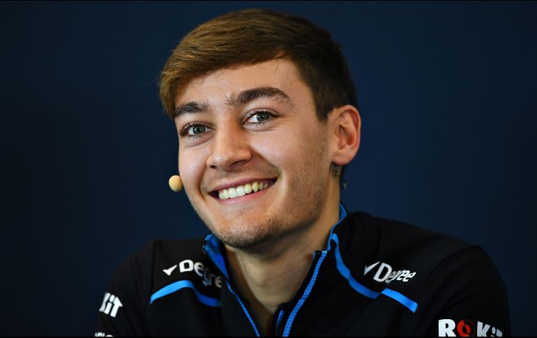 Perteneciente a la cantera de jóvenes talentos de Mercedes desde 2017, vencedor en GP3 el mismo año y después en F2 en 2018, corre en la categoría reina del deporte del automóvil desde 2019 con Williams. AFP / ARCHIVO