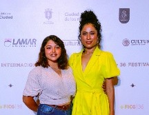 Alfombra roja de “Noche de Fuego”, de Tatiana Huezo. En la foto Mayra Batalla y Mayra Membreño. EL INFORMADOR / A. Camacho