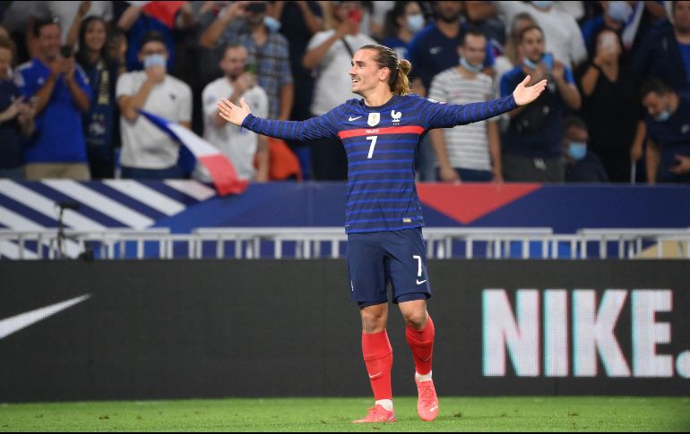 Se acerca. “Grizi”  está a una decena de goles de empatar a Thierry Henry como máximo goleador histórico de Francia. AFP