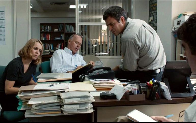 Spotlight: en primera plana. Este largometraje contó con las actuaciones de estelares de Mark Ruffalo, Michael Keaton y Rachel McAdams. Especial
