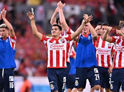 Jesús Sánchez. Dentro de Chivas saben de la rival extra ante Pumas, y es por eso que de cara al juego que sostendrán el domingo, los jugadores rojiblancos se concentran en pegarles a domicilio. IMAGO7