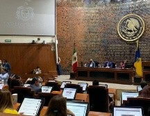 El acuerdo avanzó con 24 votos, de las fracciones de MC y PAN, cuatro en contra de legisladoras de Morena y cinco abstenciones del PRI y legisladores sin partido. ESPECIAL /