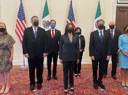 El secretario de Relaciones Exteriores, Marcelo Ebrard, forma parte de la delegación mexicana que participa en las conversaciones. TWITTER/@SRE_mx